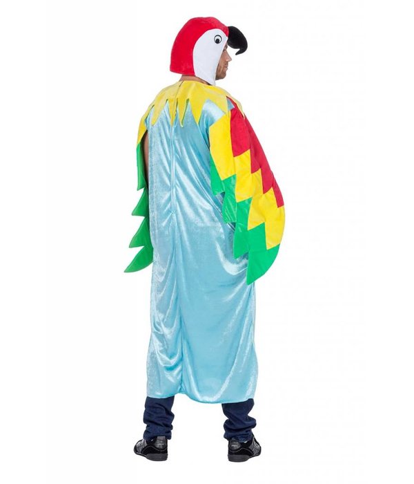 Papegaai in boom kostuum