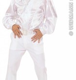 Witte blouse met pailletten man