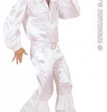 Witte blouse met pailletten man