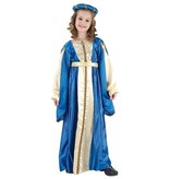 Blauwe prinses kostuum kind