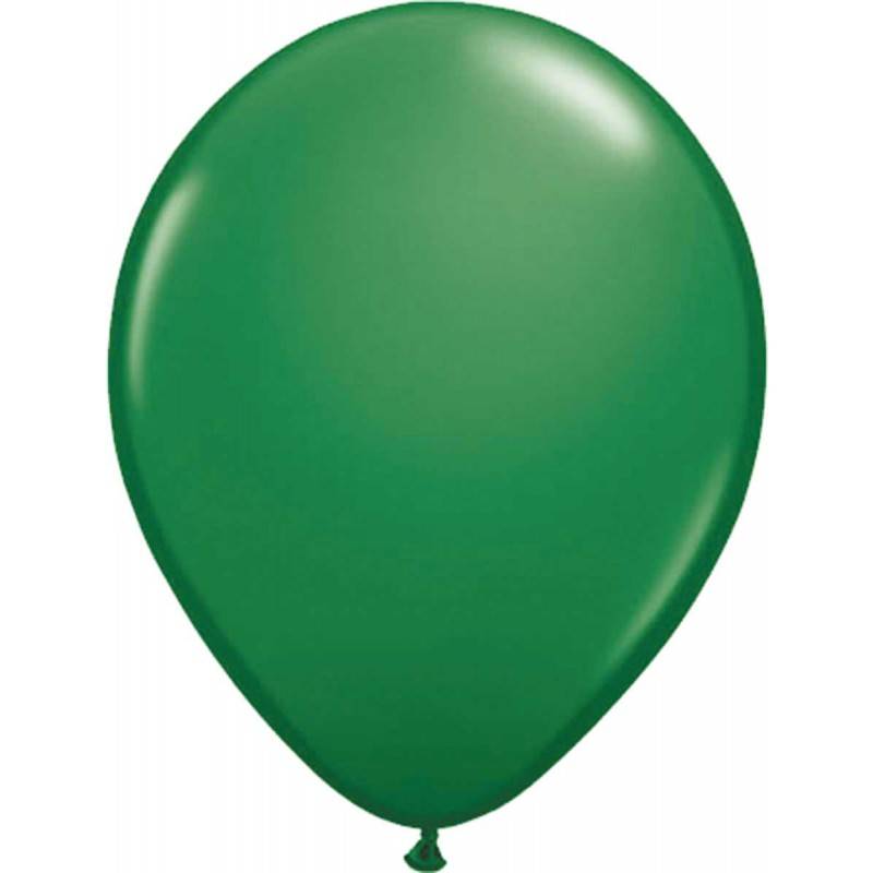 Donkergroene Ballonnen 10 stuks