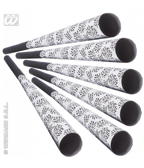 6 Happy New Year toeters 25cm