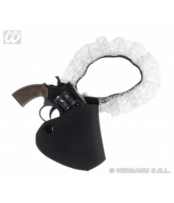 Kousenband met pistool