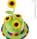 Fluwelen hoed zonnebloem