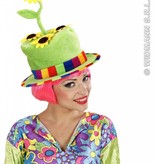 Fluwelen hoed zonnebloem