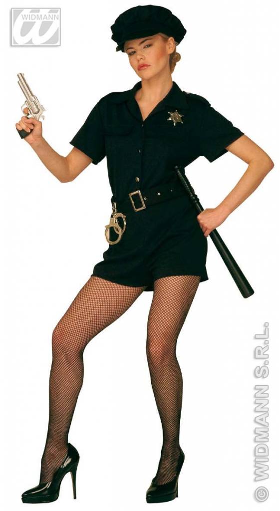 Sexy agente verkleedpak afbeelding