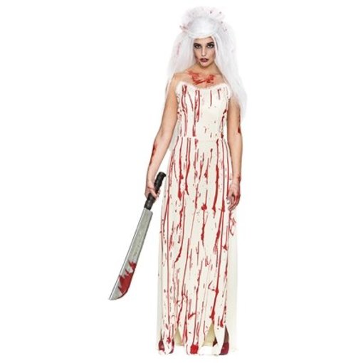 Bebloede Bruid kostuum