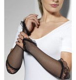 Visnet Vingerloze handschoenen zwart