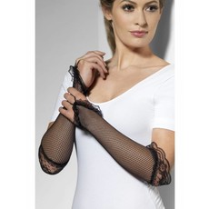 Visnet Vingerloze handschoenen zwart