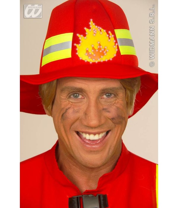 Brandweerman kostuum fiberoptic