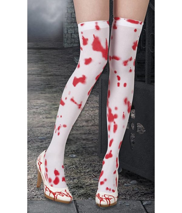 Bloederige kousen