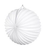 Papieren ballonlampion wit 23 cm