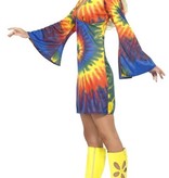 1960's Tie Dye kostuum vrouw