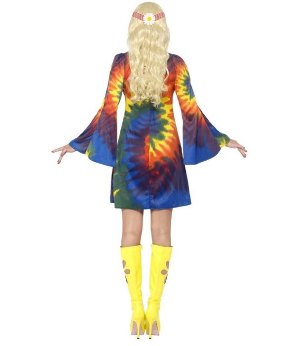 1960's Tie Dye kostuum vrouw