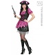 Sexy pink Piraten kostuum