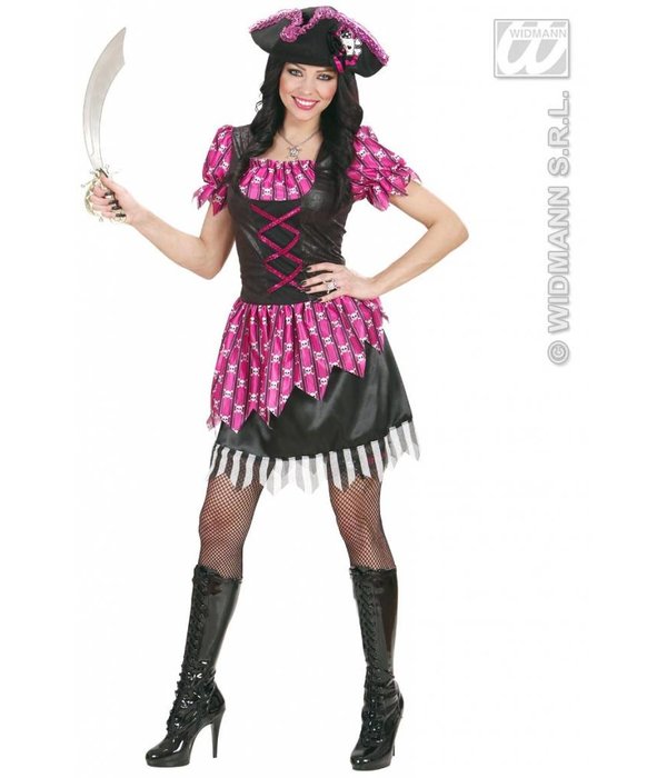 Sexy pink Piraten kostuum
