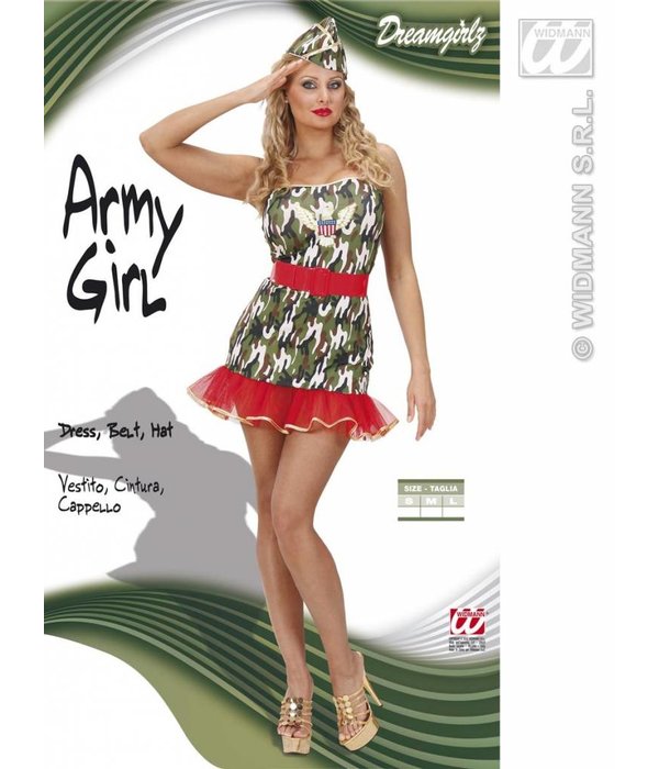 Legermeisje carnavalspakje