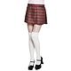 Schotse kilt vrouw rood