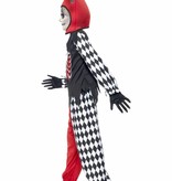 Bloedstollende Narren kostuum kind Halloween