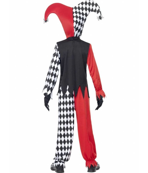 Bloedstollende Narren kostuum kind Halloween