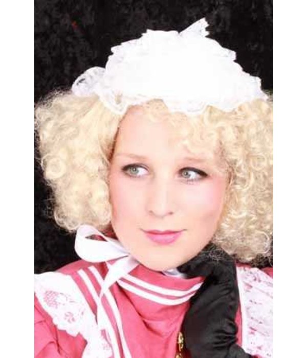 Hoedje Dienstmeisje wit