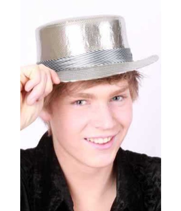 Hoed lou bandy luxe zilver