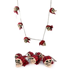 Touw met piratenschedels halloween