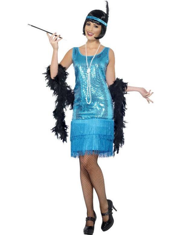 Flirty Flapper 20&apos;s kostuum afbeelding