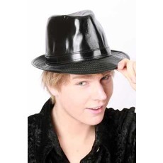 Hoed kojak skai zwart