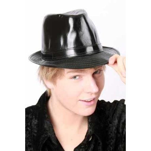 Hoed kojak skai zwart