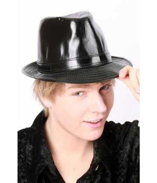 Hoed kojak skai zwart