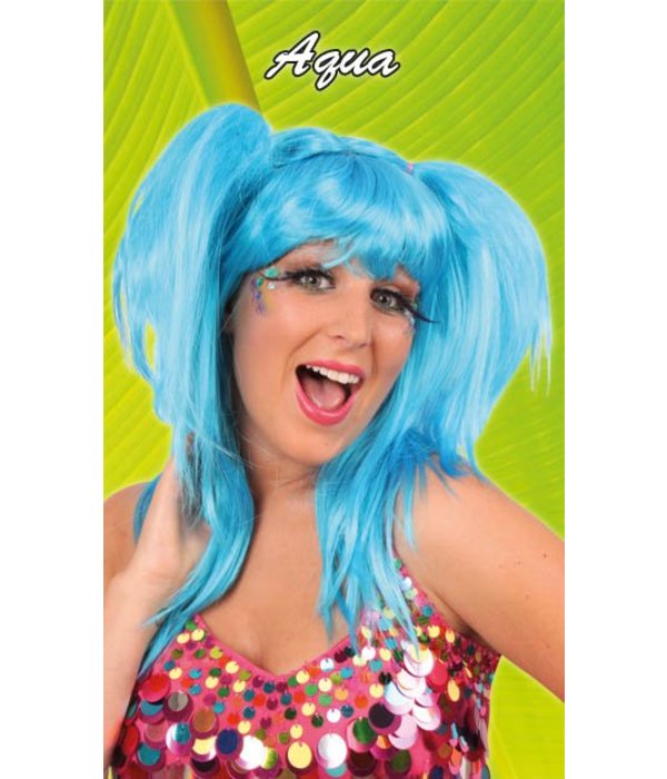 Pruik Aqua