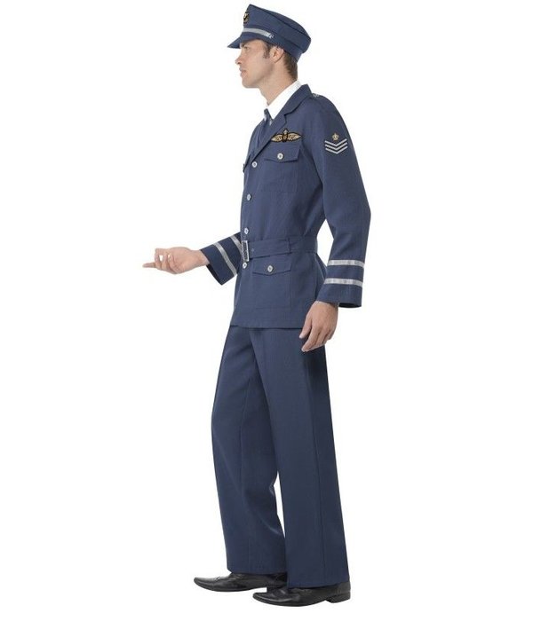 WW2 Luchtmacht kostuum blauw