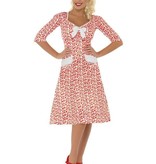 WW2 1940's jurk sweetheart