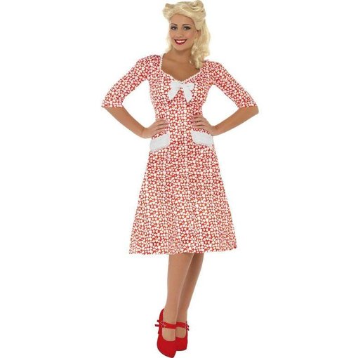 WW2 1940's jurk sweetheart