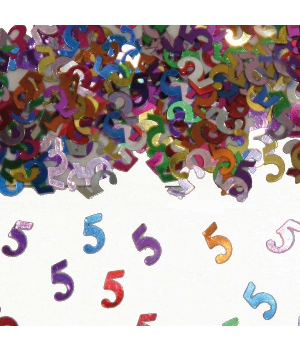 Tafeldecoratie / sierconfetti nummer 5
