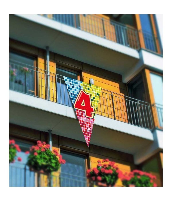 4 jaar megavlag 90x150cm