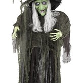 Decoratie Evil witch (190 cm)