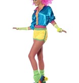 Jaren 80 Skater kostuum dames