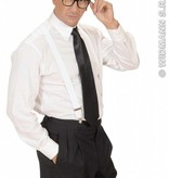 Satijnen stropdas zwart