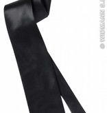 Satijnen stropdas zwart