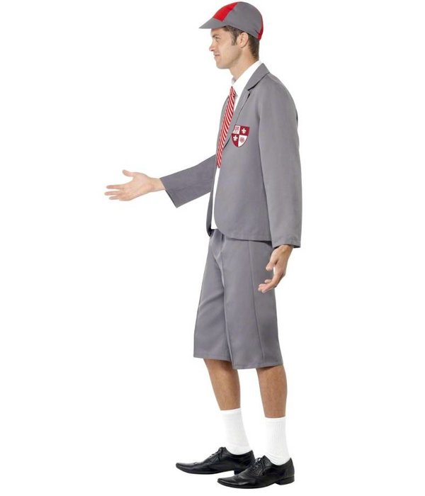 Schooljongen kostuum man