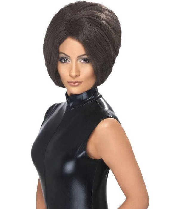 Posh Power pruik bruin