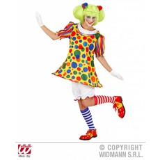 Clownskostuum dame