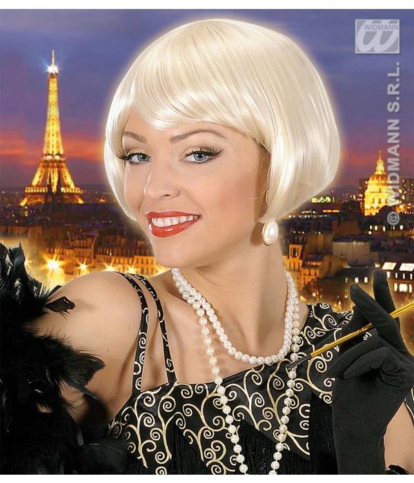 Pruik Valentina blond