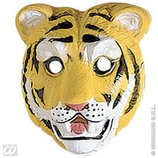 Plastic kindermasker tijger