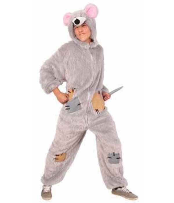 Rattenpak pluche met capuchon