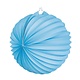 Papieren ballonlampion blauw (23 cm)