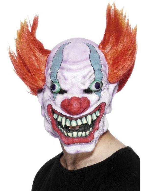 Mechanisch Herrie Per ongeluk Horror clowns masker - Feestbazaar.nl