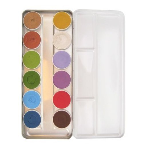 Superstar schminkpallet basic/sprookjes 12 kleuren